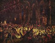 Eugene Delacroix Ermordung des Bischofs von Luttich France oil painting artist